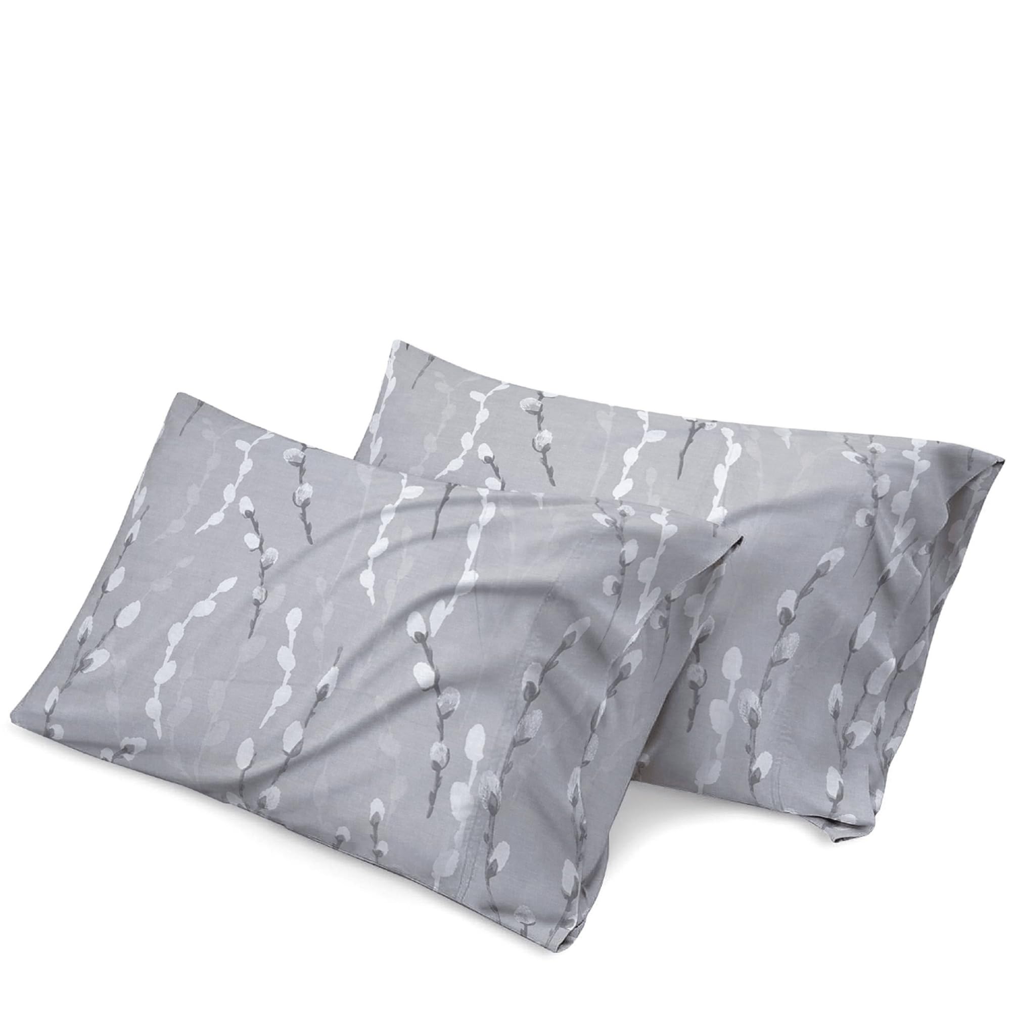 100% Egyptian Cotton Pillowcases Pack of 2 | 400 Thread Count Floral Pillow Covers | Cooling Breathable Soft Luxury Pillow Cases | Hotel Quality Bed Linen | Envelope Closure Machine Washable โ image 1