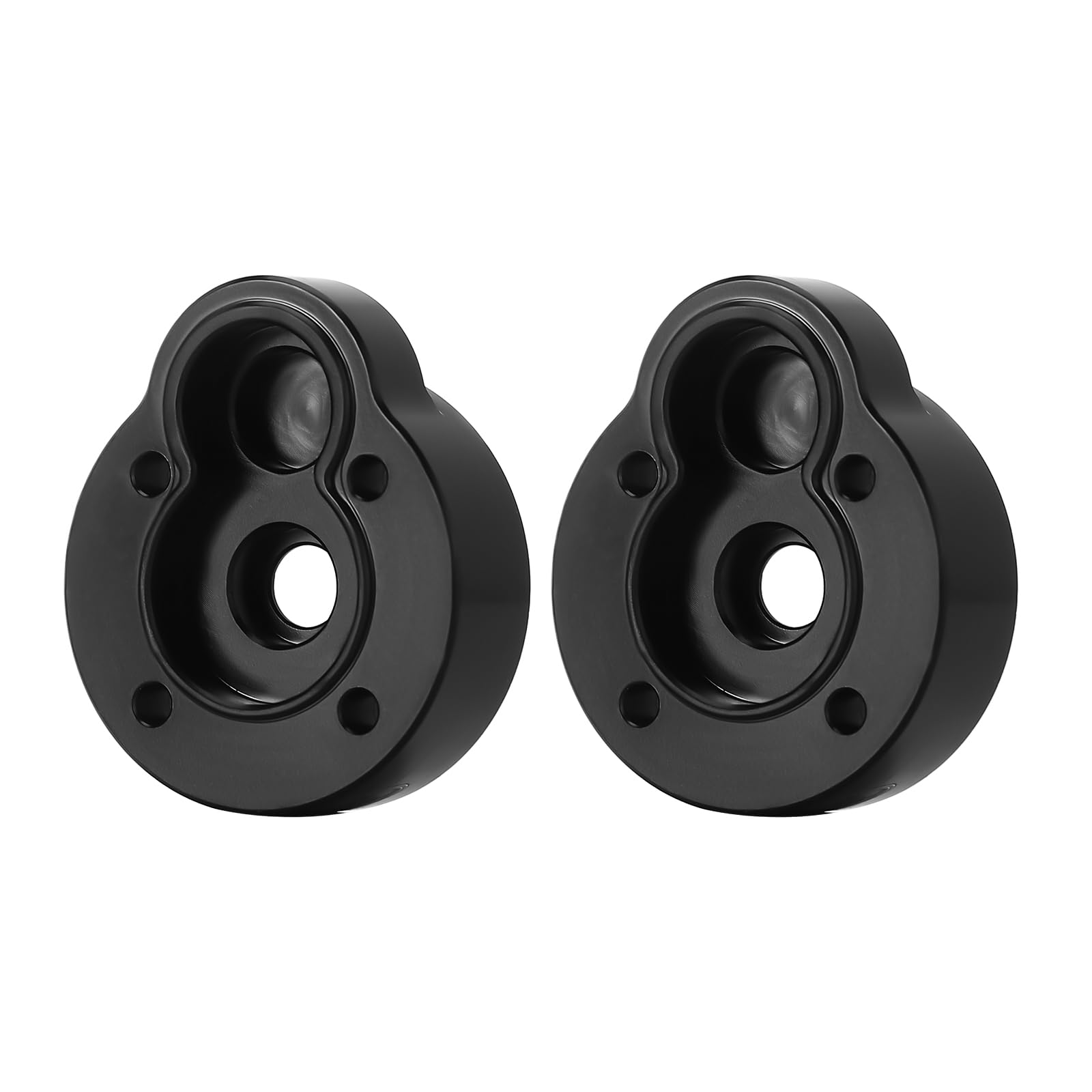 INJORA Brass Portal Housing Covers For FMS FCX10 RC Crawler – 31g Each, Counter Weight Upgrade Parts, 2pcs Set, CNC Machined