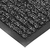 NoTrax T39 Bristol Ridge Scraper Carpet Mat, for Wet and Dry Areas, 2' Width x 3' Length x 3/8