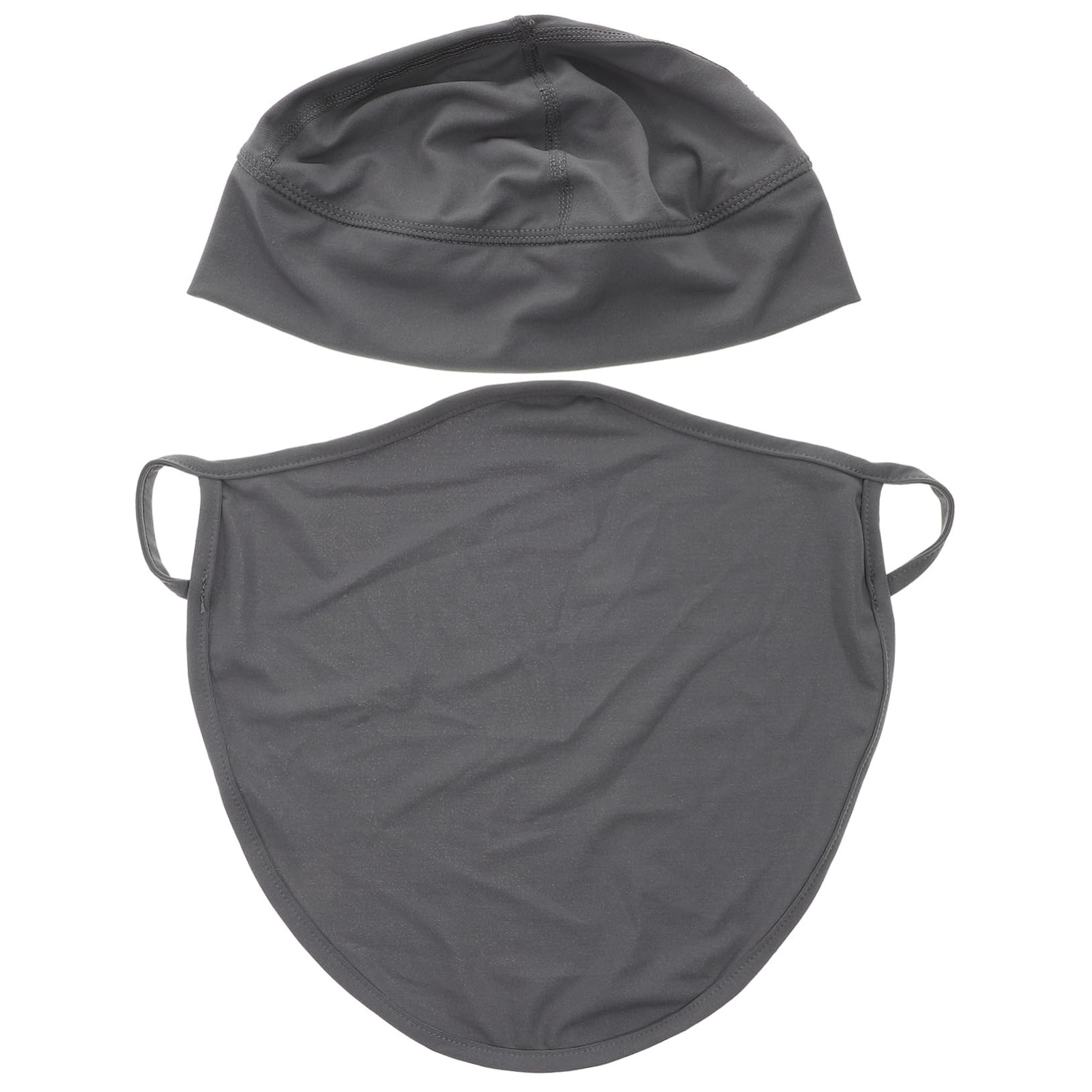 EXAOMBLE 1pc Outdoor Riding Mask Sports Headwear for Cycling Hiking Breathable Quick-dry Protective Face Cover Grey Unisex Design for Comfort and Sun