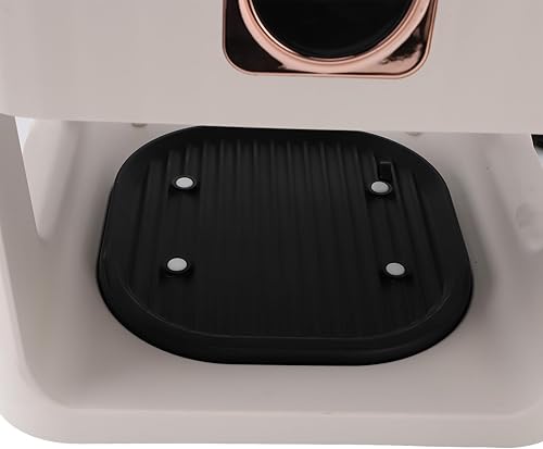 Miniatura 8 de Freidora de aire inteligente con ventana visual, capacidad de 6 L, control de temperatura, blanco, para comidas saludables, freír, asar, recalentar,