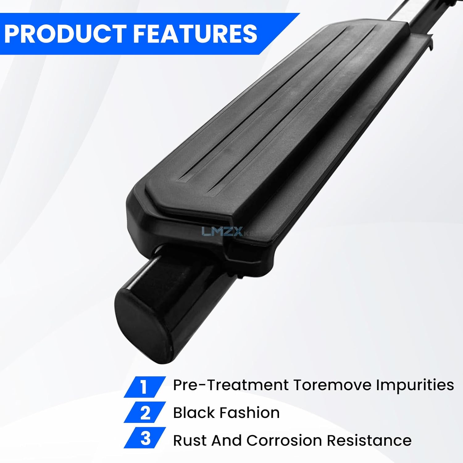 Running Boards Side Steps Fit for Land Rover Defender 110 130 L663 4DOOR 2020 2021 2022 2023 2024 2025 2026, 2 PCS Right and Left Side Step Rail Removable Nerf Bars with Brackets