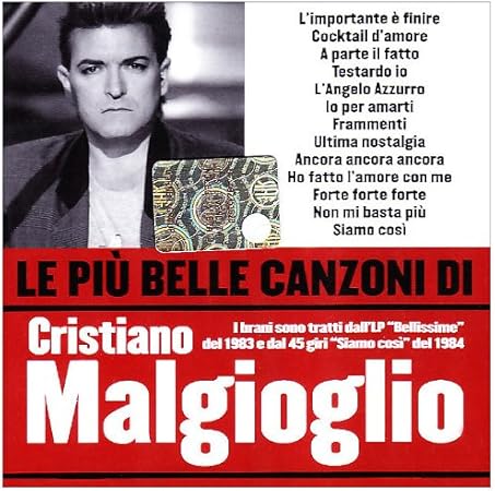 Le Piu Belle Canzoni Malgioglio Cristiano Malgioglio Cristiano Amazon It Cd E Vinili