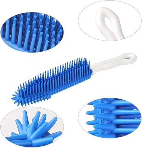 Miniatura 2 de LandHope 2 Pack Pet Hair Removal Tool Pet Hair Remover Rubber Cat Hair Remover Portable for Carpet Clothes Furniture Sofa Leather Car Seat Bath with