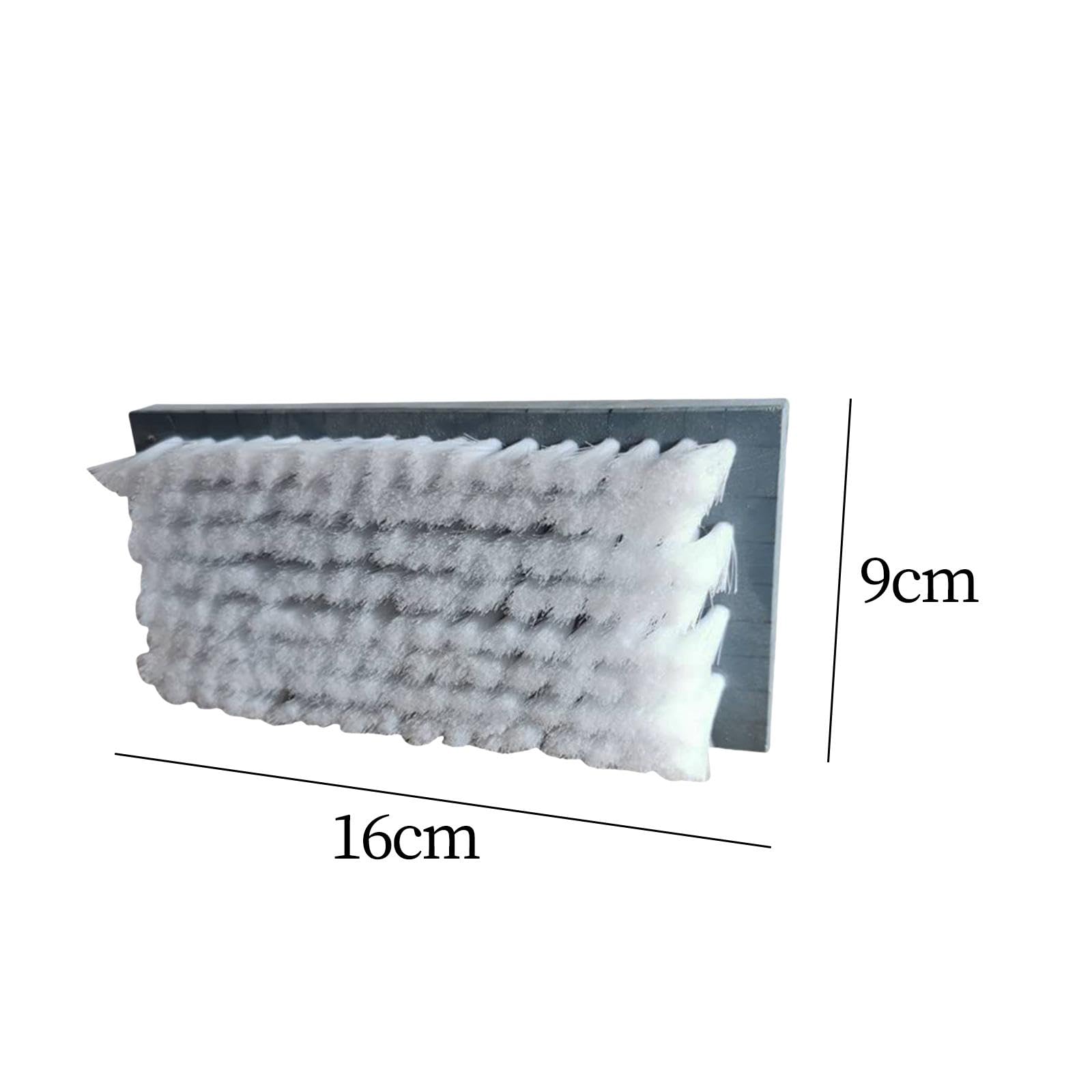 DYNWAVE Polymer Photopolymer Plate Brush Nylon Cleaning Brush Clean Brush Resin Stamp Making Tool for Engraving, Toilet,Sink,Washroom