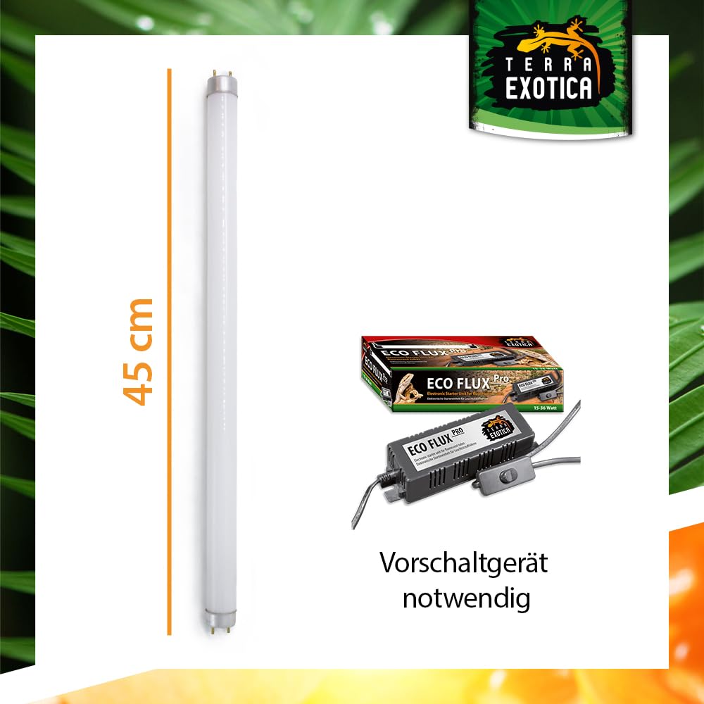 Terra Exotica Sunray Desert UV 10.0 - Leuchtstoffröhre mit hoher UV-B Abstrahlung - Ideal für tagaktive Reptilien der Wüsten- und Savannengebiete (30, Watt)