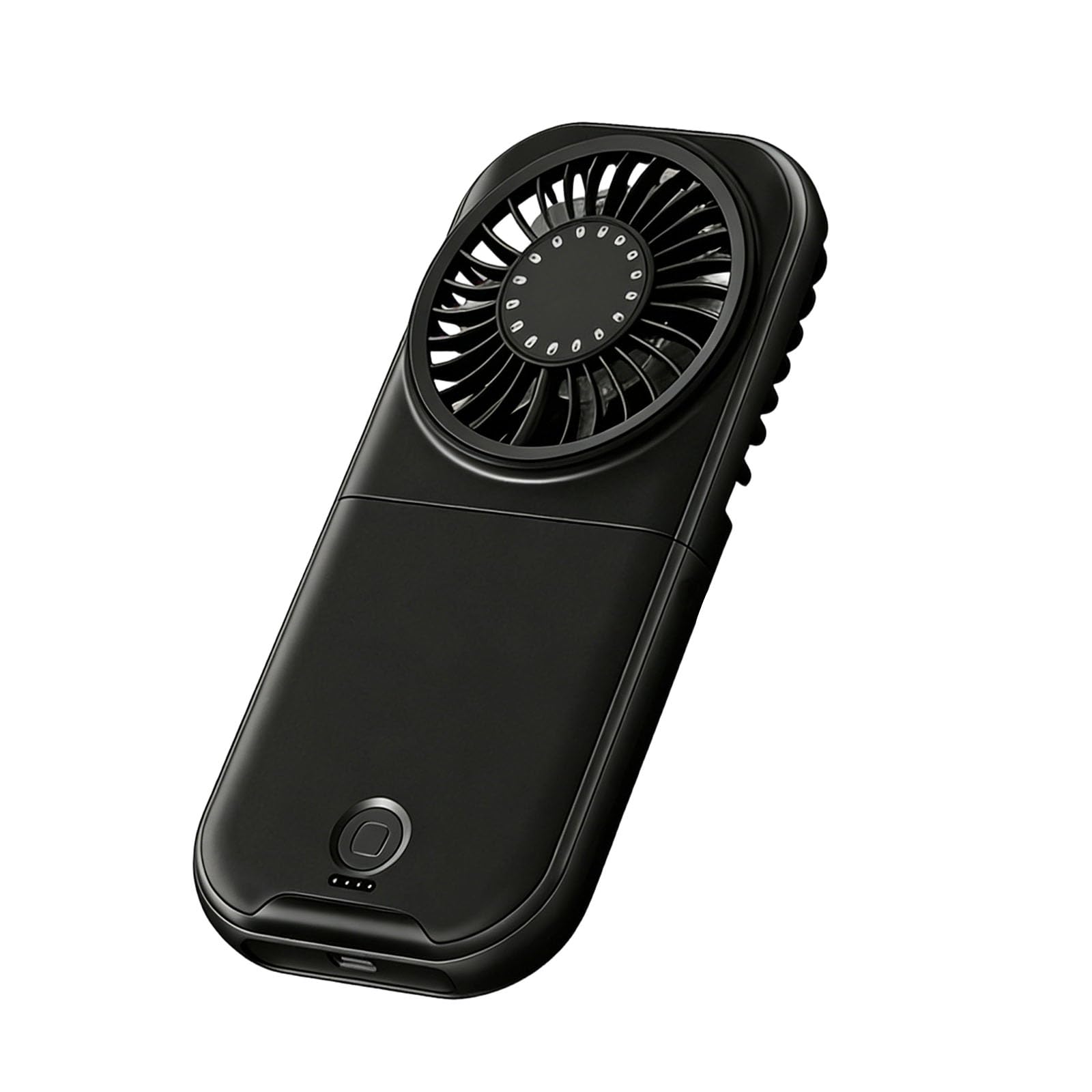 CUNZJIA High Speed Foldable Wearable Fan with 4 Adjustable Levels and Strong Ventilation for Outdoor Travel Home Use