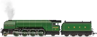 R30350SS LNER Class P2 2-8-2 Earl Marischal w/Sound, Steam Generator | 2002年「アールマリシャル」蒸気発生器付き、Era3 00ゲージ機関車列車セット用、大人用エンジンモデル。