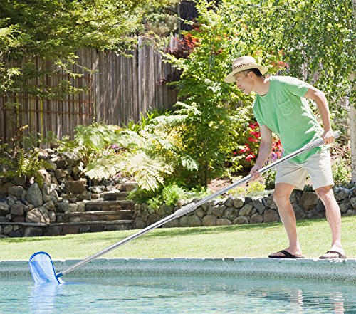 Universal 1.25" Aluminum Telescoping Pool Pole, Extends From 4 To 12 Feet By Splashtech (Aluminum, Fluted) #TOP4