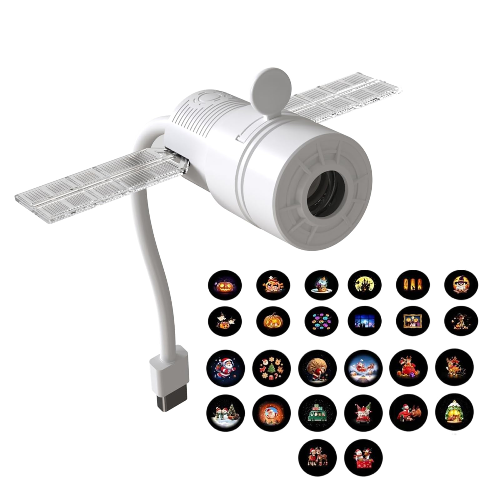 Projektor Star 2 w 1 Przenośny USB Galaxy Night Light 360 Flex (L)