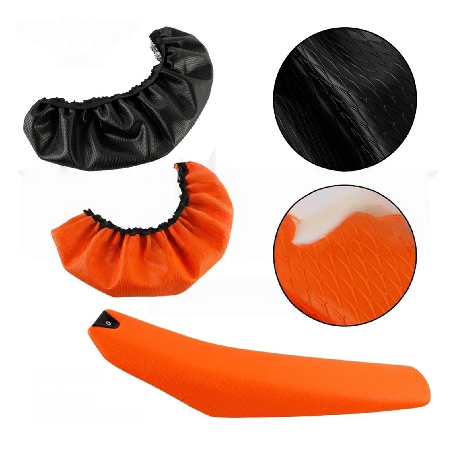 Cuscino per sella moto Accessori Per moto per coprisella(Nero)