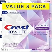 Vista 23 de Pasta de dientes blanqueadora Crest 3D White Advanced Luminous Mint, Pasta de dientes Crest, 3.7 oz Paquete de 4 – Ayuda a eliminar manchas