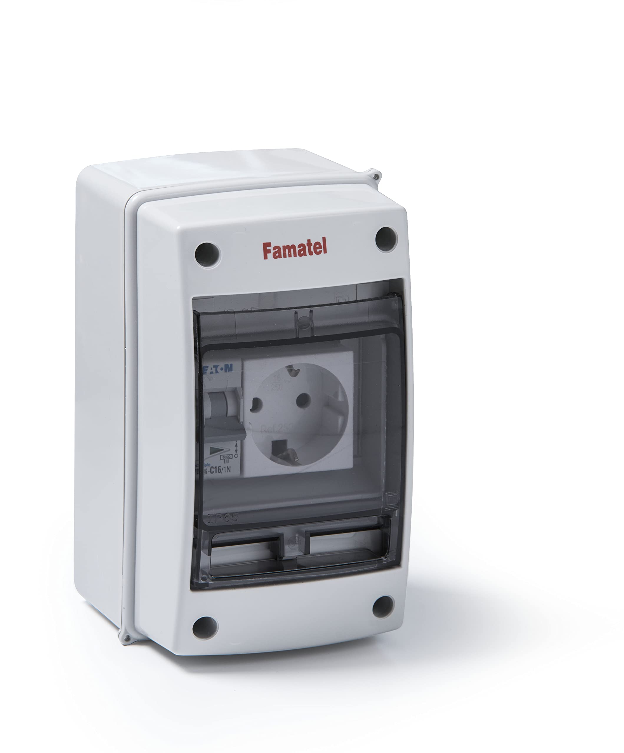 FAMATEL - Acqua IP65 Cabinet with magnetothermic, White, Normal