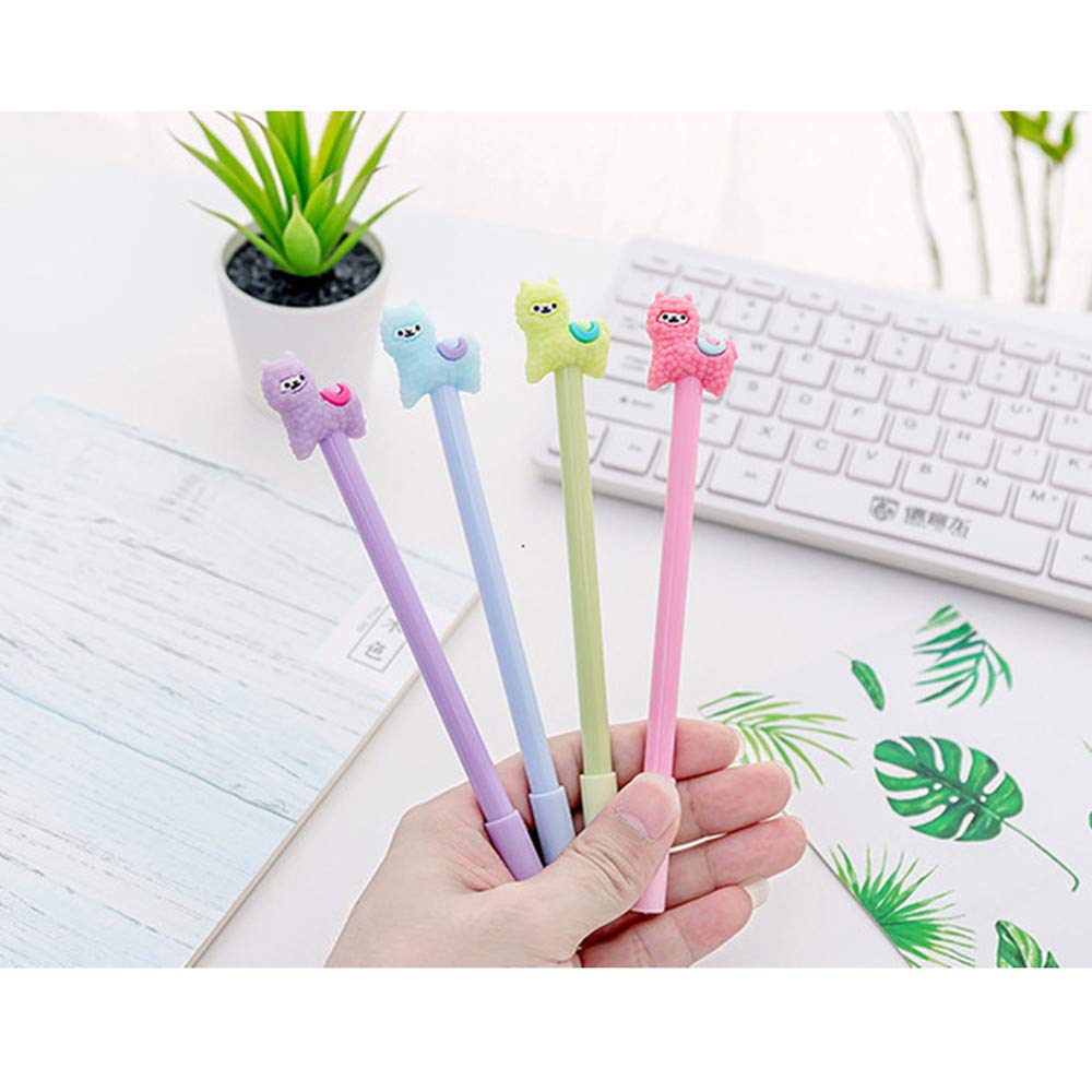 Simpatico orso cartone animato Penne gel Kawaii 0.5mm Inchiostro nero Penne neutre Cancelleria coreana Strumento di scrtura Fornure per ufficio scolastico Penna gel  21