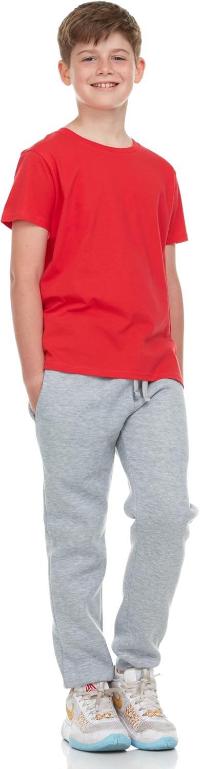 Boys 4-Pack Solid Color T-Shirts - Sizes 4-18 Tee Shirts - Essential Wardrobe Staples for Active Boys. - Image 2