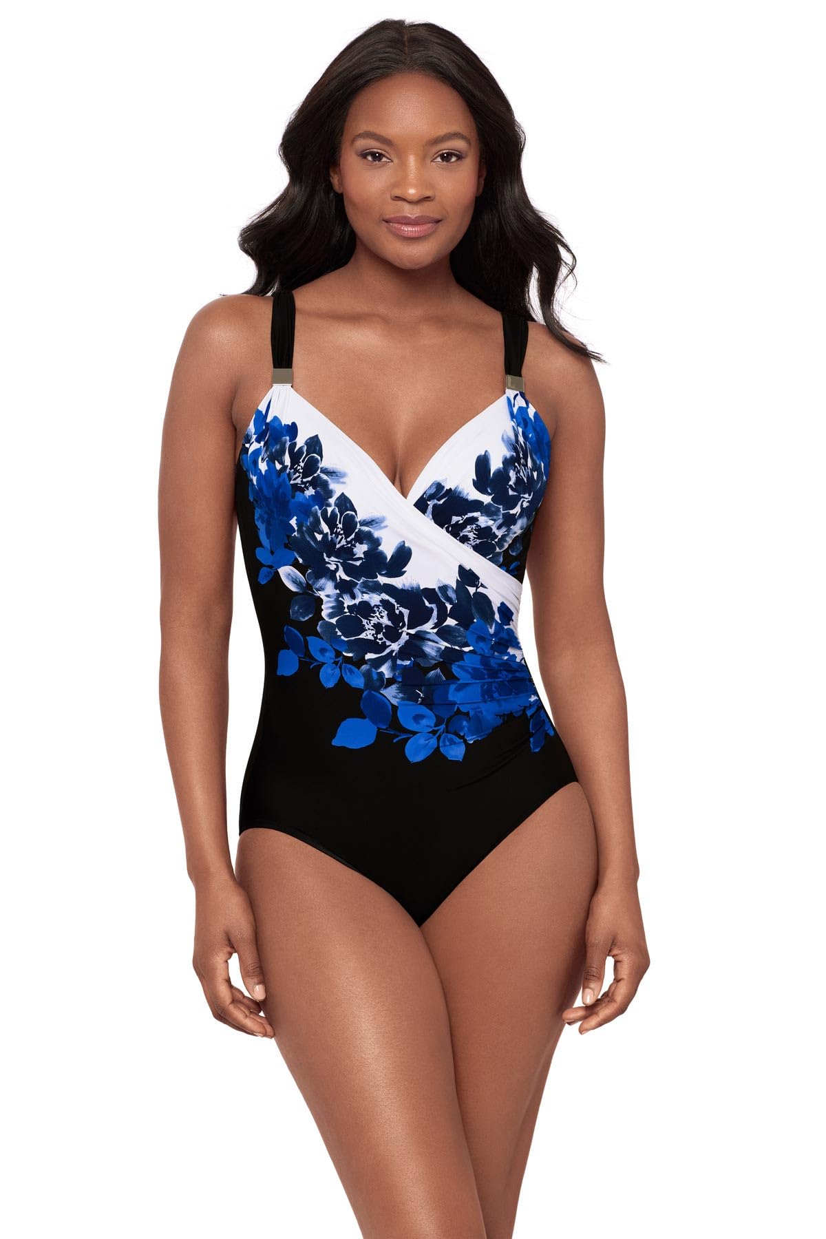Miraclesuit Womens Swimwear Siren Tummy Control Underwire Bra One Piece Swimsuit