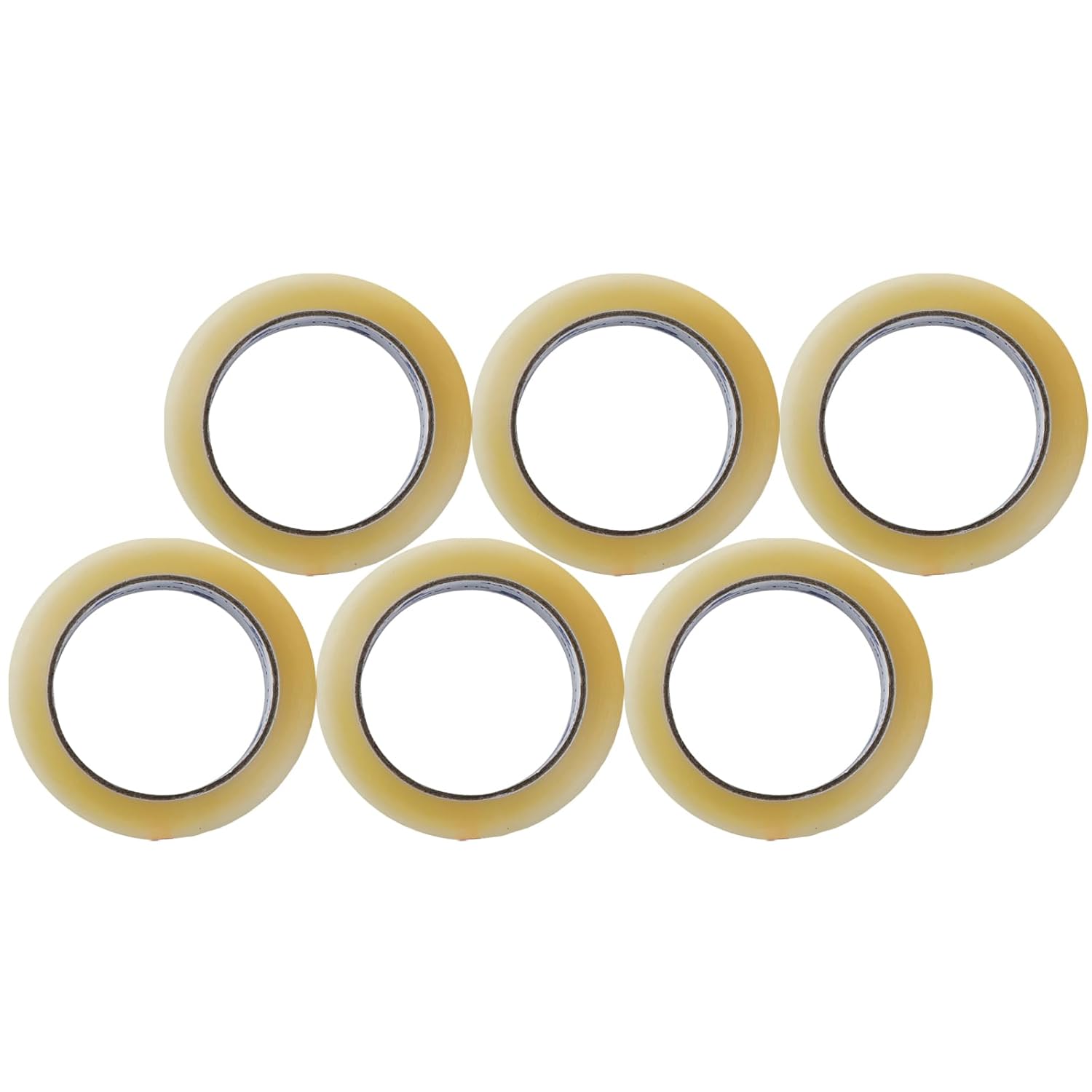 6 Rolls Heavy Duty Packing Tape, 360 Yards Total, 1.88 inch x 60 Yards Clear Shipping Packing Tape, 2.7 mil Super Strong Adhesive Packaging Tape for Shipping, Moving, Storage