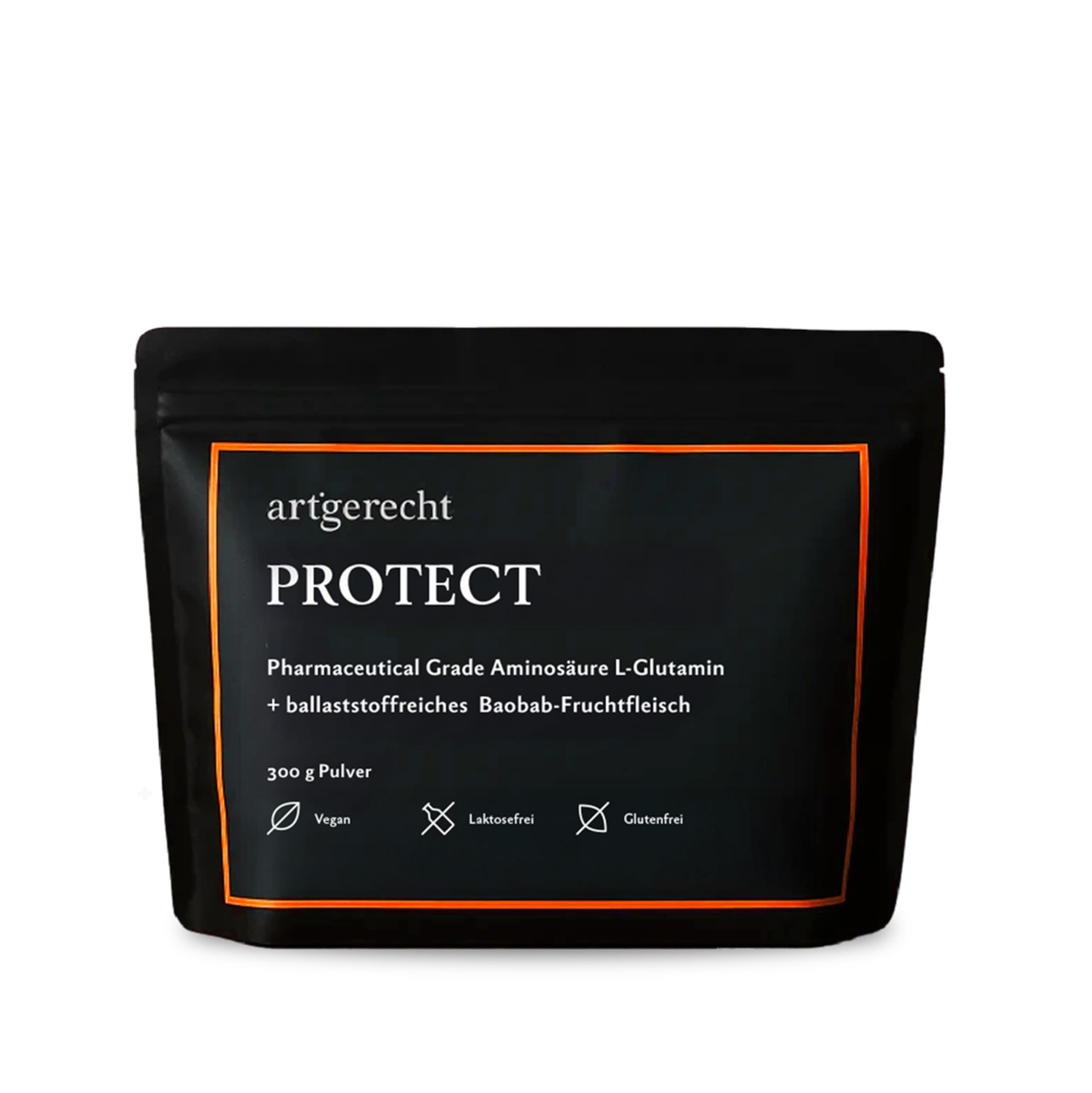 L-Glutamin Baobab Pulver 300 g Ballaststoffe aus Baobab Fruchtfleisch | Unterstützt Darmgesundheit & Verdauung | hochdosiert, 99%+ Reinheit, vegan & ohne Zusatzstoffe