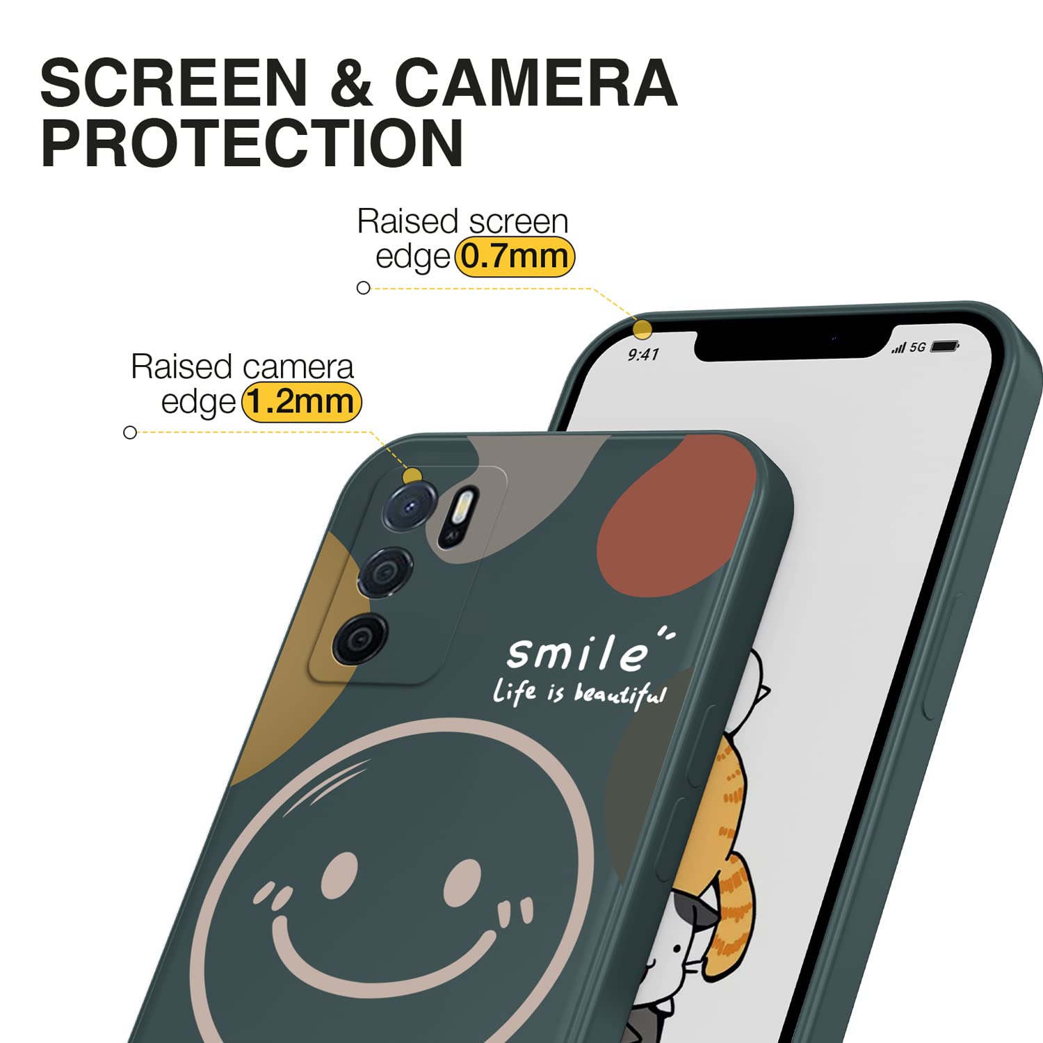 XINYEXIN Cover Per Oppo Reno8 Pro/Reno 8 Pro, Custodia In