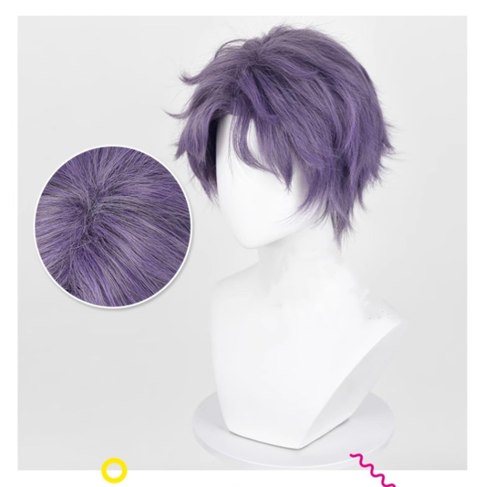 Amazon.co.jp: Plazhen 恋と深空 ホムラ コスプレ ウィッグ 専用ネット