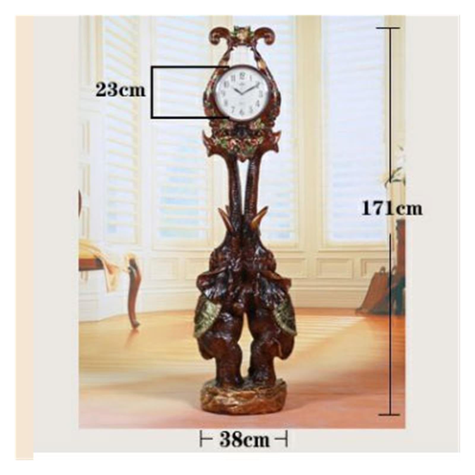 Reloj de abuelo Reloj de pie Reloj de piso grande Reloj vertical vintage
