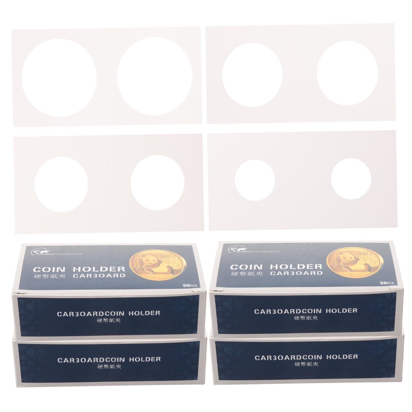Angoily 4 Sätze Boxen Transparente Münzhalter Münzpapierclips Für Pro Praktische Münzaufbewahrung 4boxen*4
