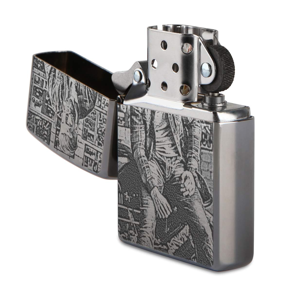 Zippo Sturmfeuerzeug Original Chrom gebürstet individuelle Gravur Eigenes Foto - Fotogravur