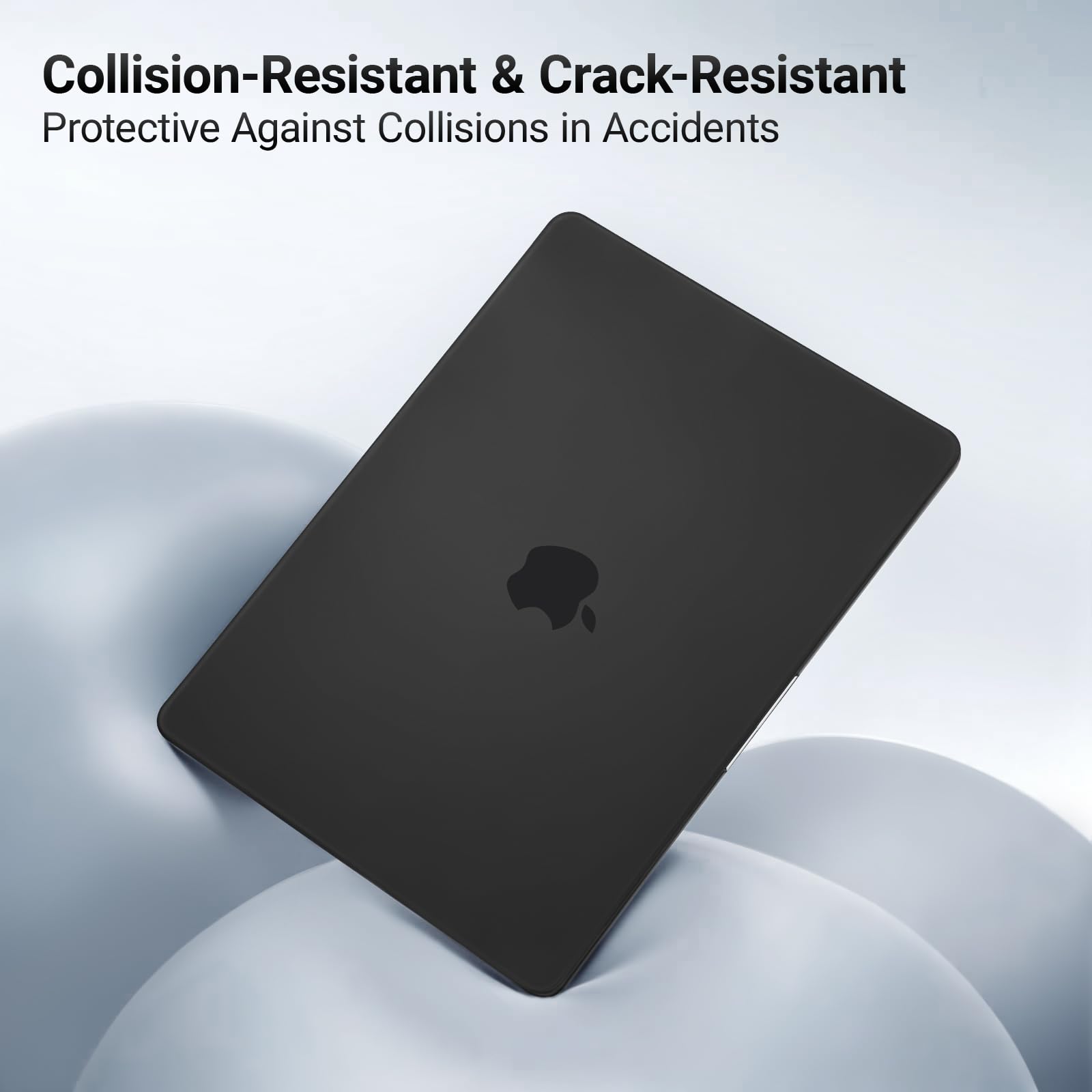 MOSISO Custodia Compatibile con MacBook Pro 16 Cover M5 M4 M3 M2 M1 2026 2025 2024 2023 2022 2021 A3429 A3428 A3403 A3186 A2991 A2780 A2485, Cover per MacBook Pro 16 Pollici Case, Nero
