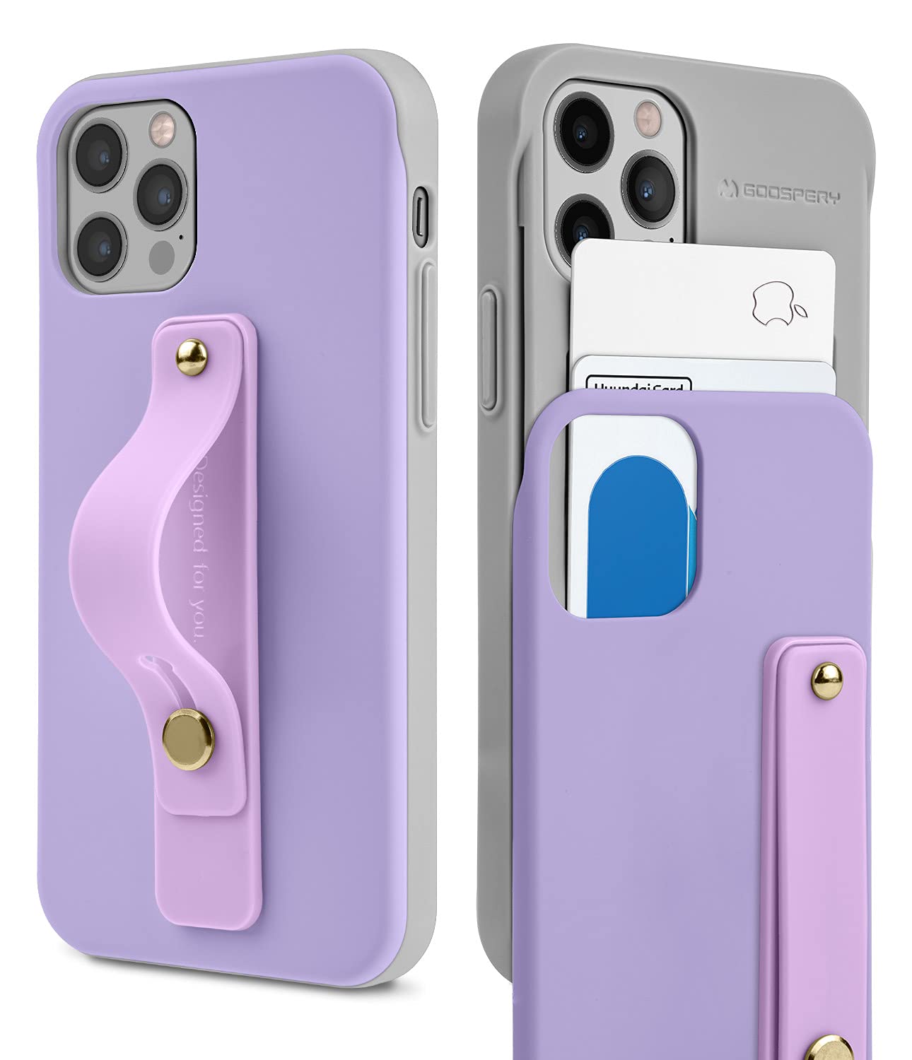 Goospery Slidetok Compatible Case With Iphone 12 12 Pro Card