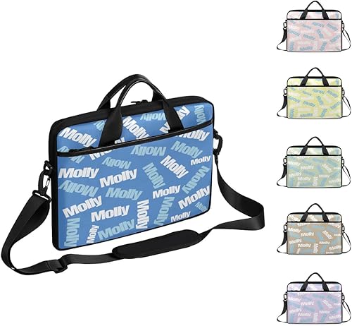 Miniatura 11 de Bolsa personalizada para laptop, bolsa de hombro personalizada para laptop, bolsa de computadora portátil, regalos para familiares y amigos