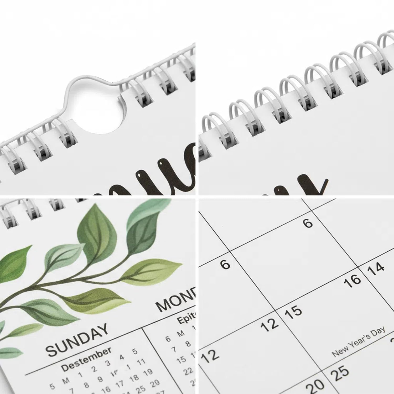Calendario da parete 2026-2027, planner mensile gennaio-dicembre, 35,5 x 28,9 cm, grande formato con spazio di scrittura extra-large, carta spessa 120 g/m², specifico per pianificazione familiare e