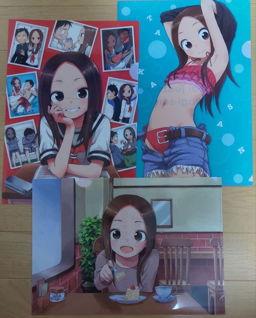 からかい上手の高木さんクリアファイル Amazon.co.jp: 高木さん 着替え3枚A4クリアファイル/からかい上手の