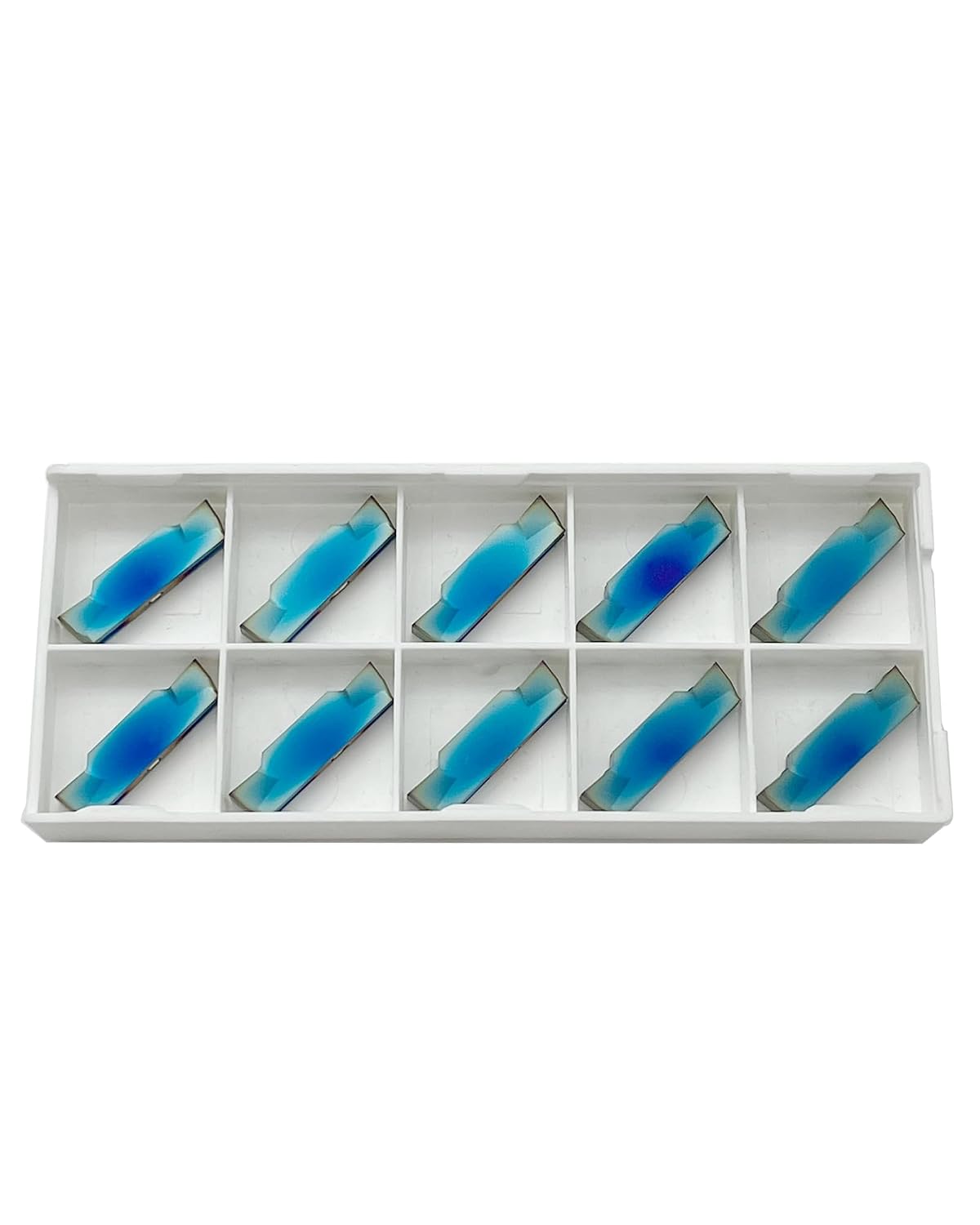 10 pcs MGMN200/300/400 Cutting Grooving Inserts for MGEHR/L and MGIVR/L Grooving Cut-Off Tool Holder，Processing Hardened Steel and Quenched Steel (MGMN400-M ZM1135)