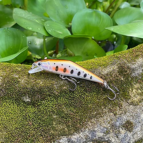 D1 – leurre de pêche en ruisseau, 85mm, 14.7g, 63mm, 7.5g, coulant lourd, petit méné D-CONTACT, appât artificiel pour truite, perche DT5030 18 D1 – leurre de pêche en ruisseau, 85mm, 14.7g, 63mm, 7.5g, coulant lourd, petit méné D-CONTACT, appât artificiel pour truite, perche DT5030 18