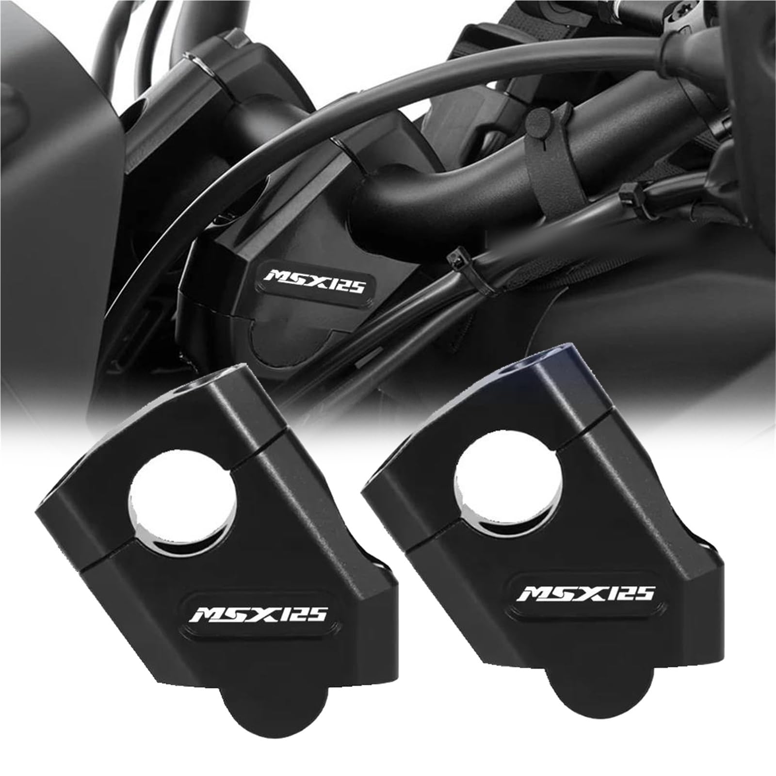 Adaptateur de support de rehausseur de guidon CNC pour moto Grom MSX 125