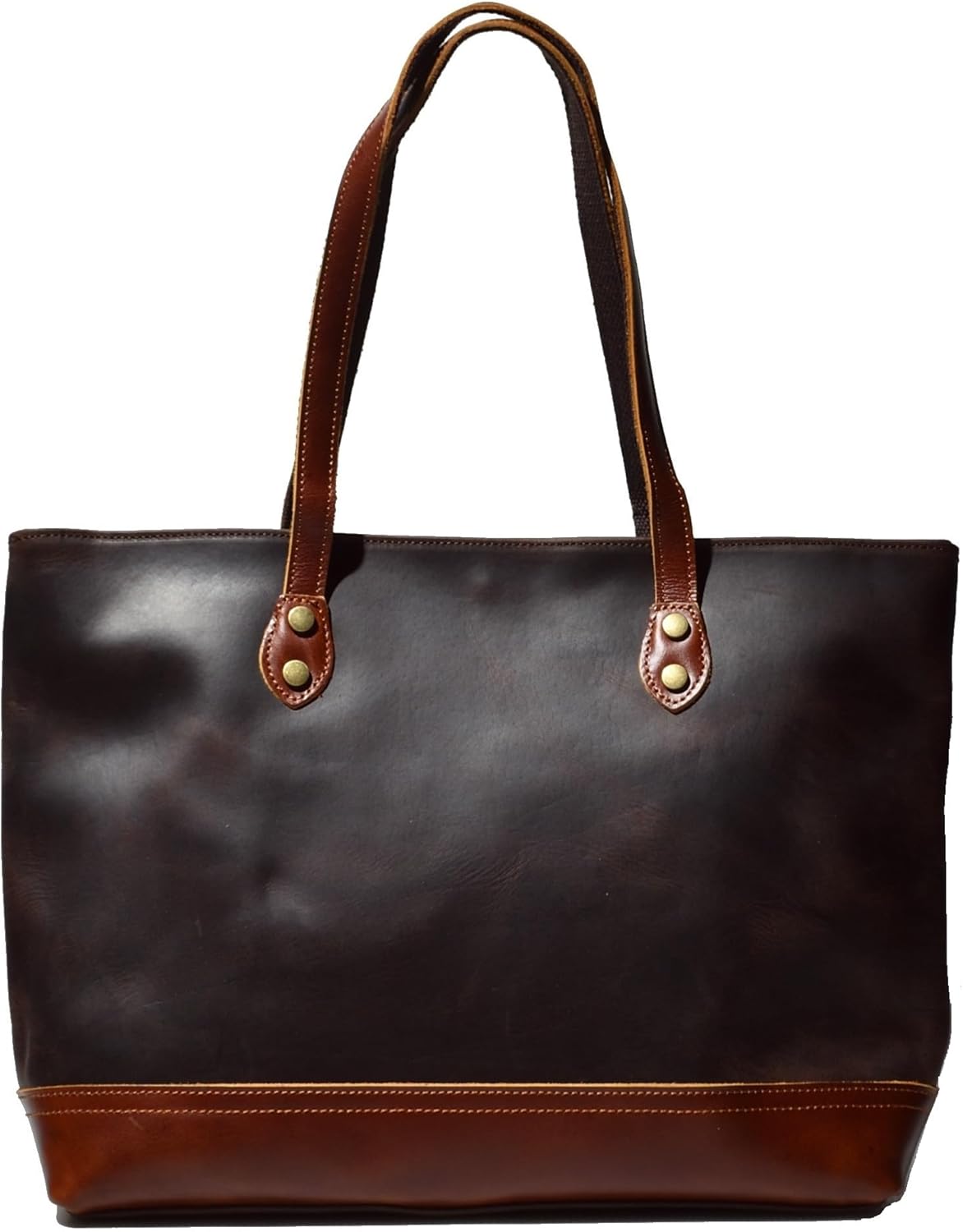 [エイトボアー] ◆オール牛本革 オイルドプルアップレザー ビジネストート ブラウン メンズ◆濃茶b19 茶b20人気モデル