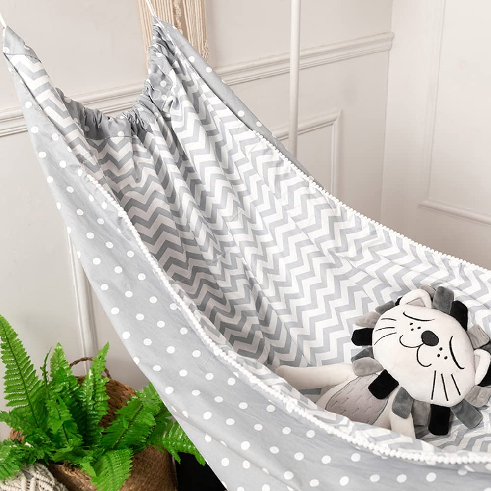 Kinder Schaukel Kleinkind Korb Portable Baumwolle Kinder hängenden Schlaf Bett Bett Home Camping Bett für Indoor/Outdoor-Schlafzimmer