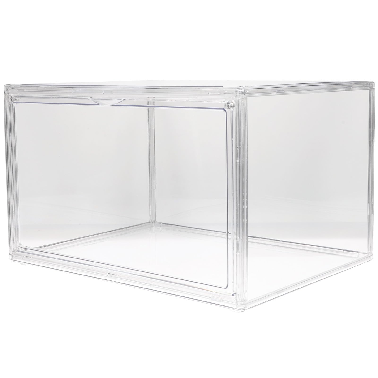 DOITOOL Caja Organizadora Apilable Transparente para Almacenamiento de Lectura Amplio y Modular para Escritorio Escolar Diseño Fácil de Montar y Acceso Rápido para Oficina y Dormitorio