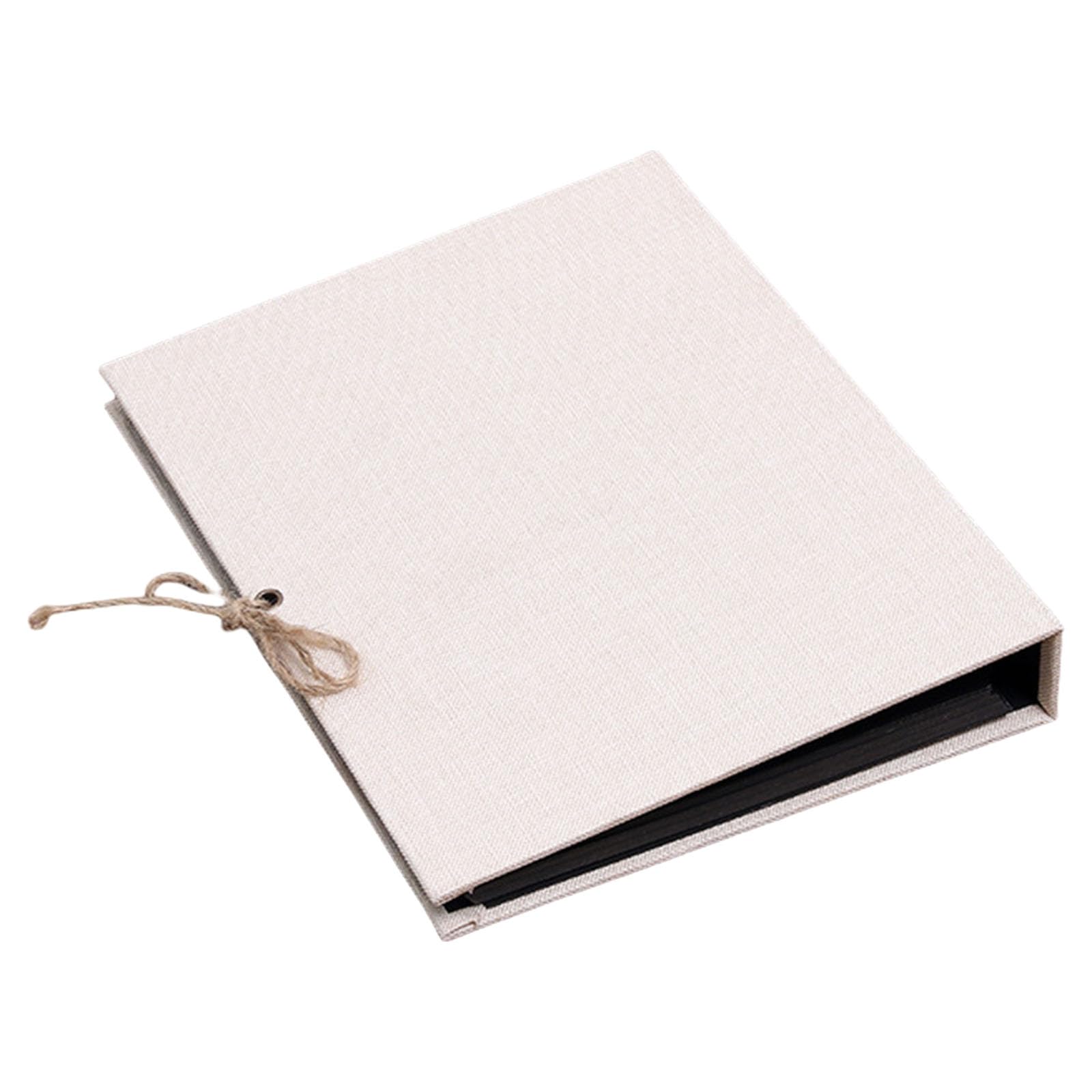 Yhplxyuus Large Linen Photo Book 30 Page for Scrapbooking and Special Occasion Like Weddings or Birthdays Family Wedding Album