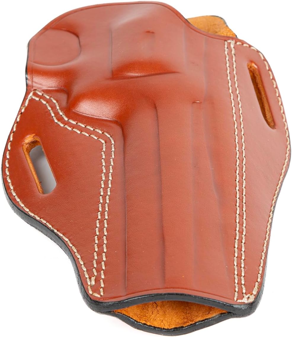 for Colt Python 6 inch Barrel Revolver Fast Draw Leather Owb Gun Holsters