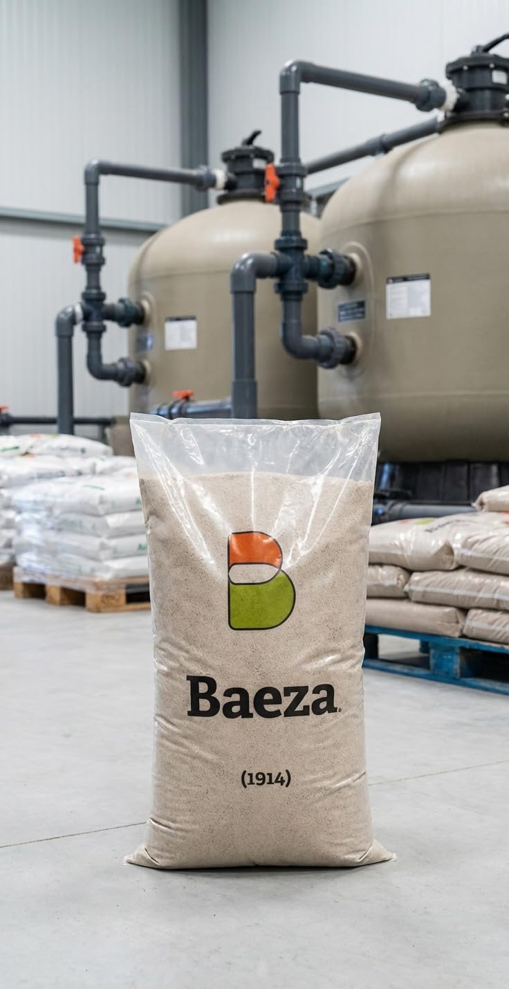 Suinga - Specjalny piasek SILEX do filtrów, grubość ziarna: 0,4-0,8 mm, worek 25 kg