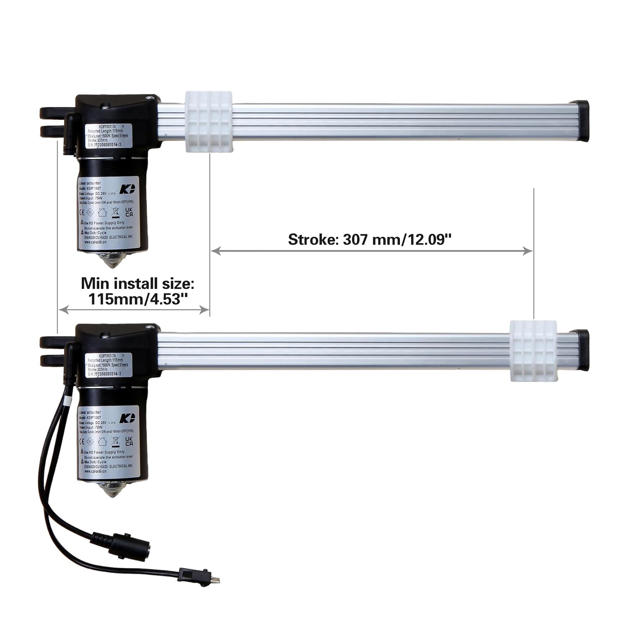 Amazon.com: Linear Actuator Kaidi Model KDPT007-74 Power Recliner