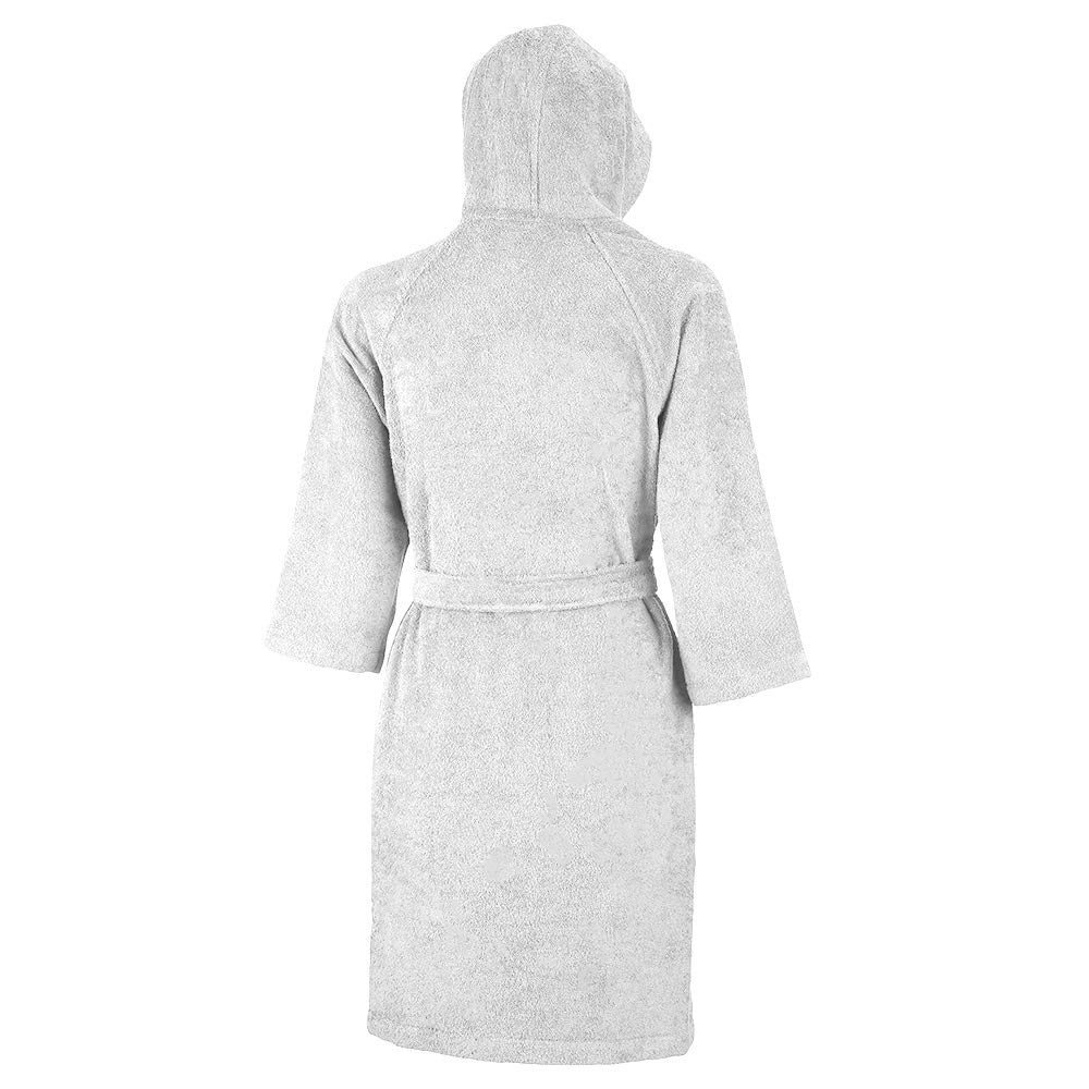 Spugna 390 Gsm Assorbente Accappatoio Unisex In Spugna Di Cotone - Foto 8