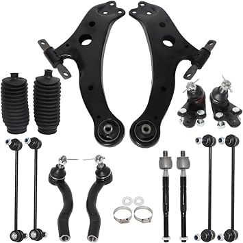 labwork 14PCS Front Lower Control Arm Suspension