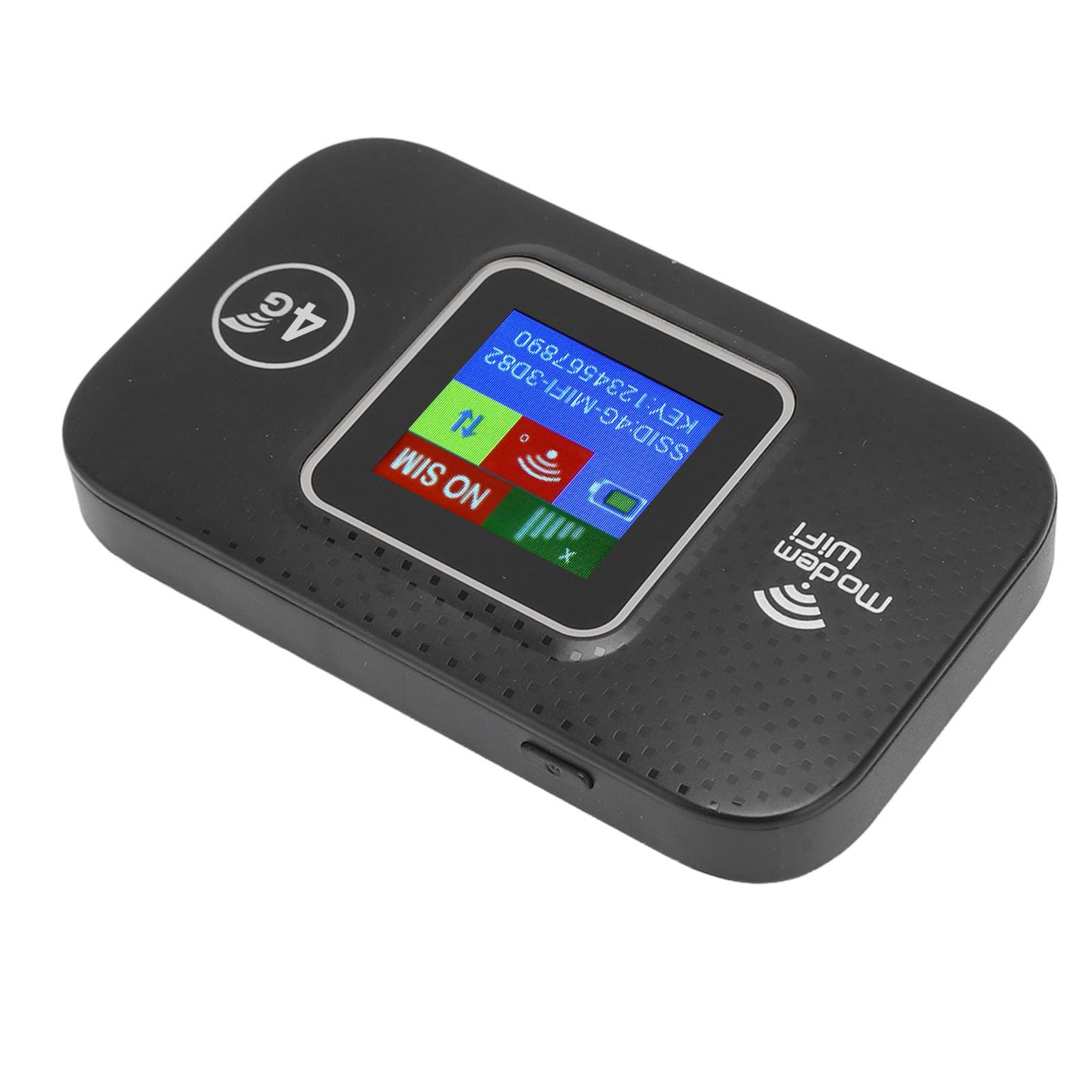 Generic 4G LTE Mobile Hotspot for European, Color Screen Internet Router Devices with SIM Card Slot, Connects Up to 10 Devices, Secure Encrypted Router, Genericf7g05akvcr