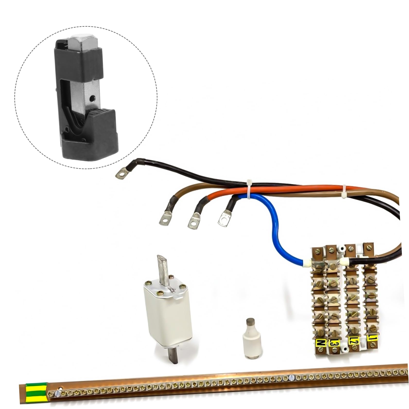 Crimpatrice a Martello per Cavi in Acciaio Inox, Nero | Giunzione Terminale-cavo, Crimpature Pulite, Utensile Multifunzione per Batteria