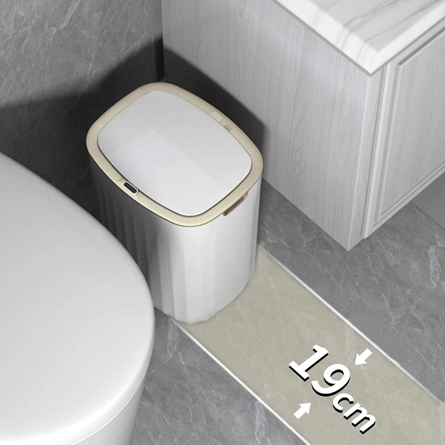 Papelera Inteligente automática sin Contacto de 12 L con Sensor, Papelera, Papelera de Basura, Papelera de Cocina, papeleras