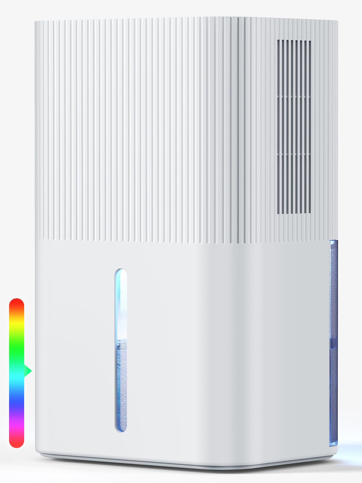 Déshumidificateurs électriques 2,7 L pour la maison, déshumidificateur pour chambre, silencieux et à commandes tactiles. (gris1150 ml/24 h)