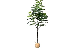 6ft Artificial Fiddle Leaf Fig Tree: Revitalize Your Home or Office with Lush Greenery