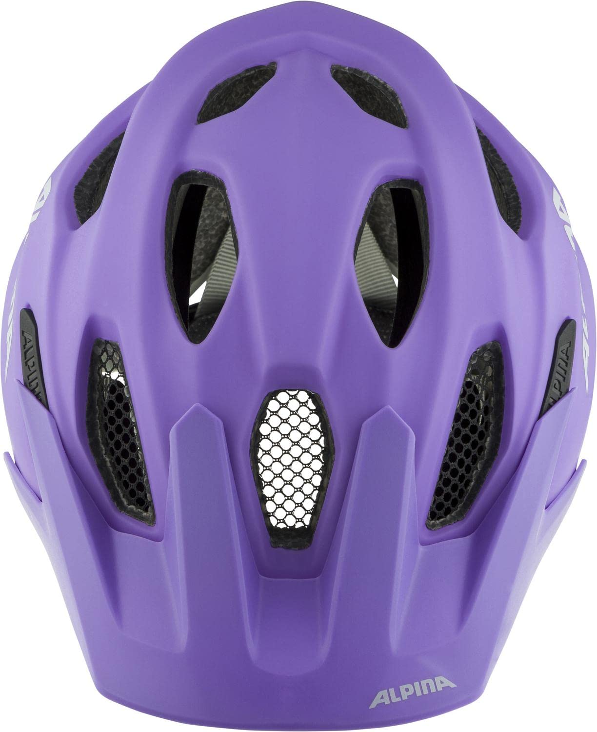ALPINA Unisex - Dzieci, CARAPAX JR. FLASH Kask rowerowy, purple matt, 51-56 cm